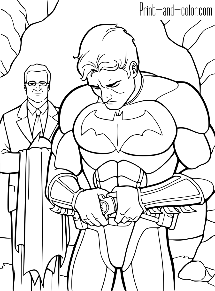 Batman Coloring Pages Free Printable 46