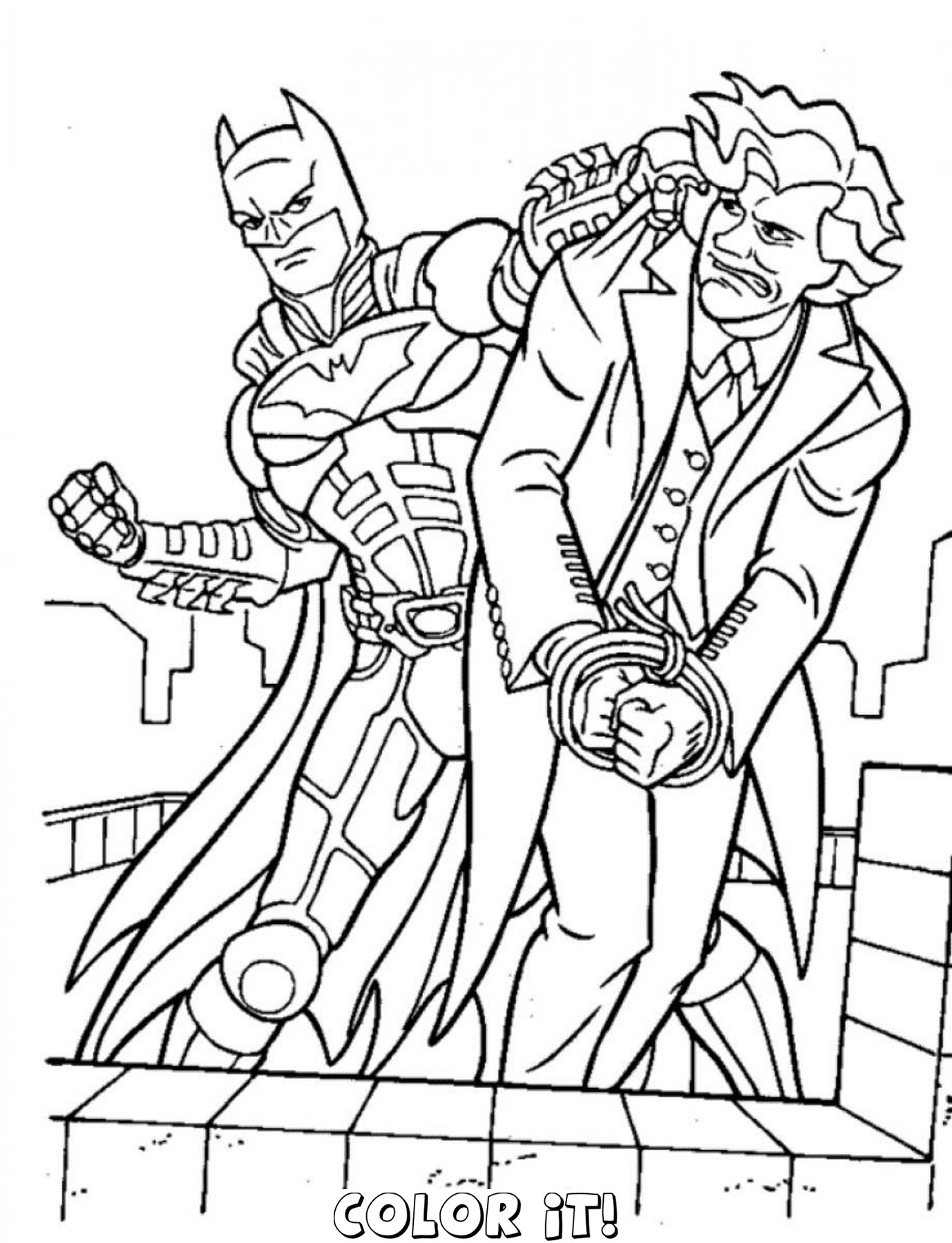 Batman Coloring Pages Free Printable 49