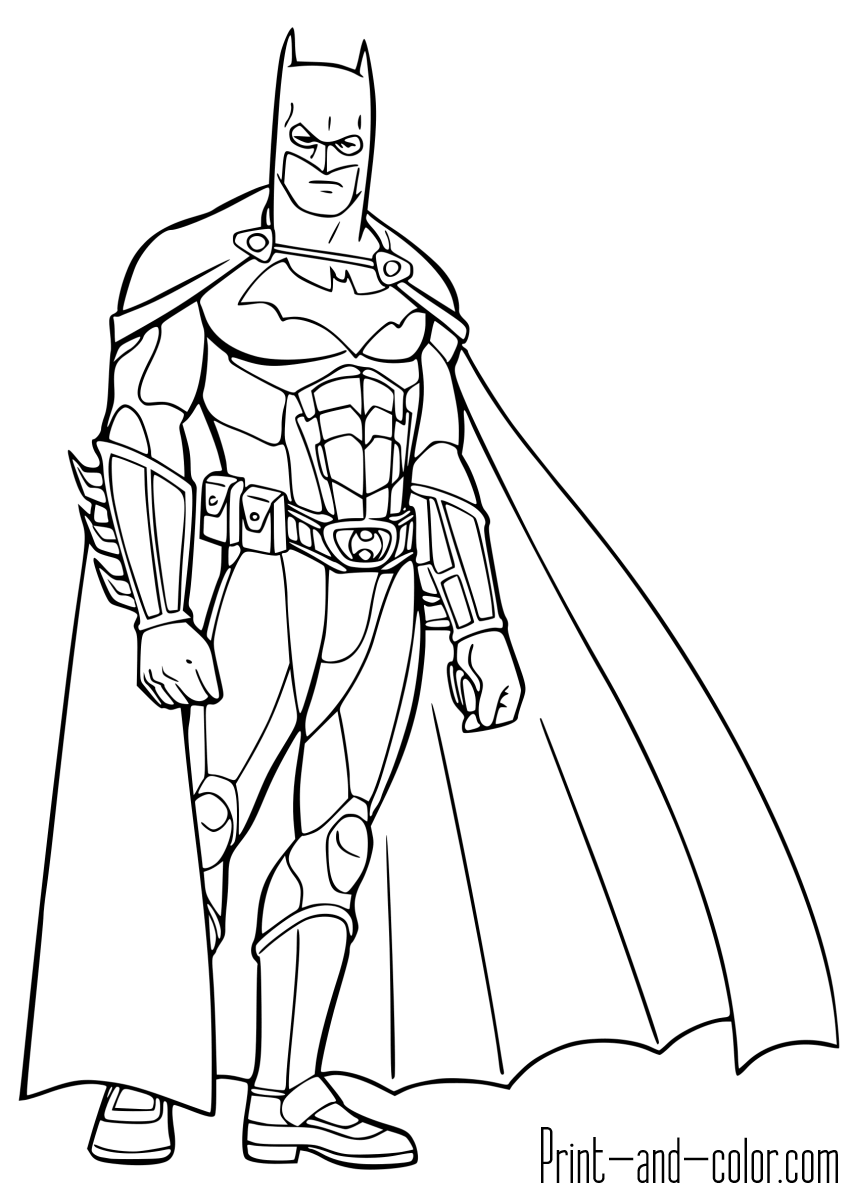 Batman Coloring Pages Free Printable 52