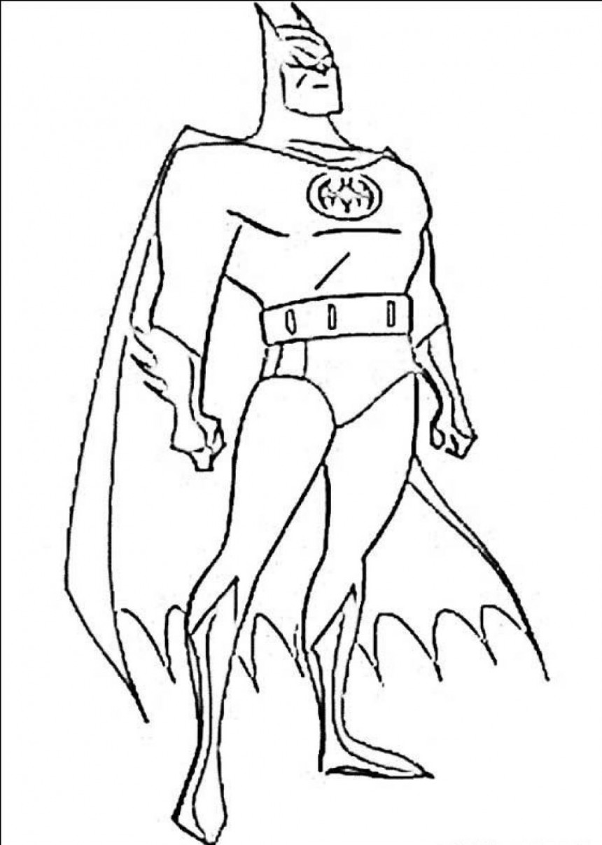 Batman Coloring Pages Free Printable 6