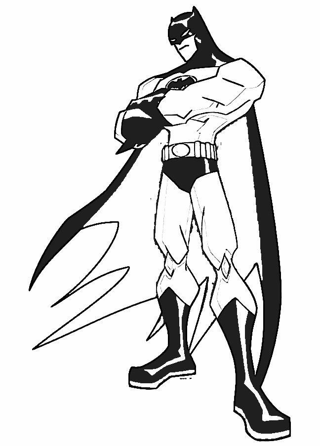 Batman Coloring Pages Free Printable 7