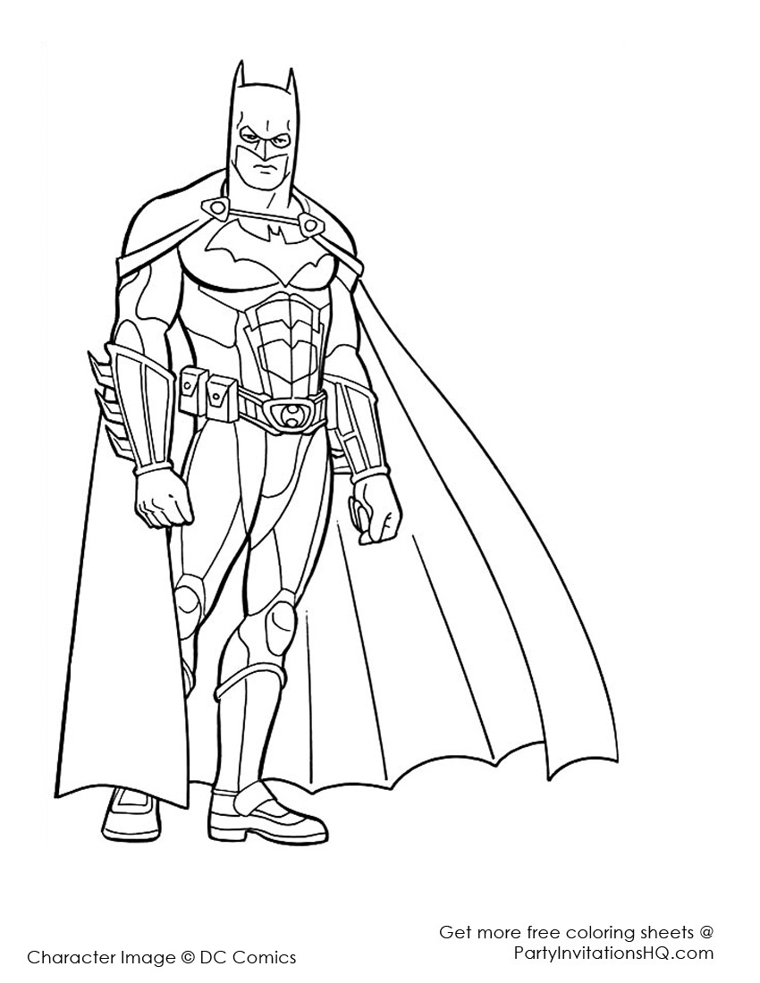 Batman Coloring Pages Free Printable 78