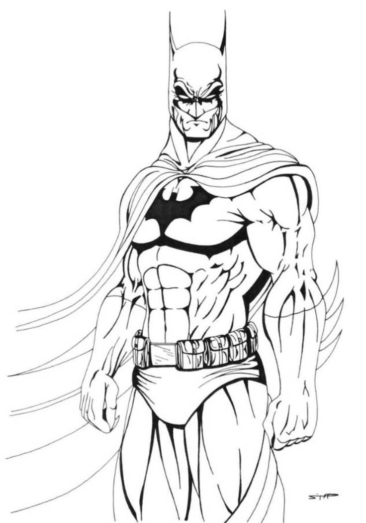 Batman Coloring Pages Free Printable 8