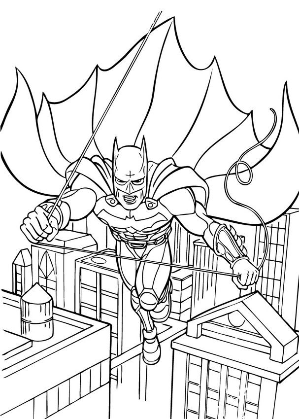 Batman Coloring Pages Free Printable 87