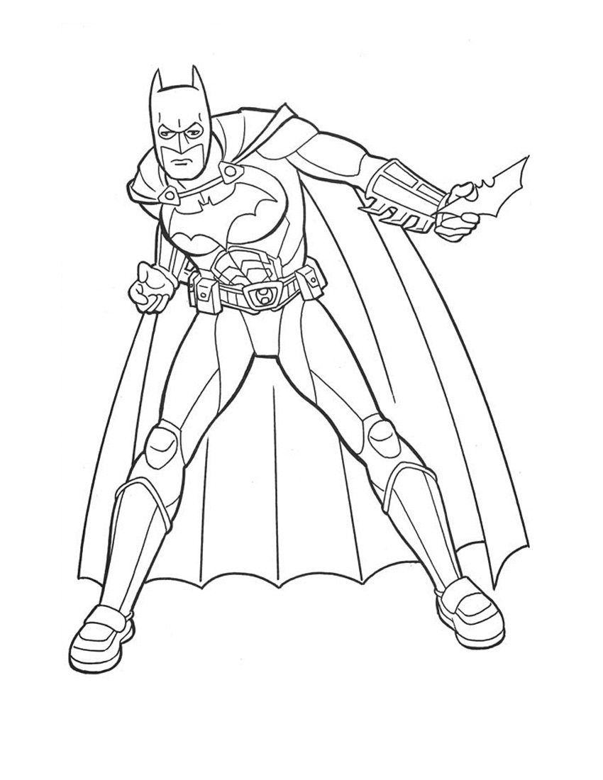 Batman Coloring Pages Free Printable 89