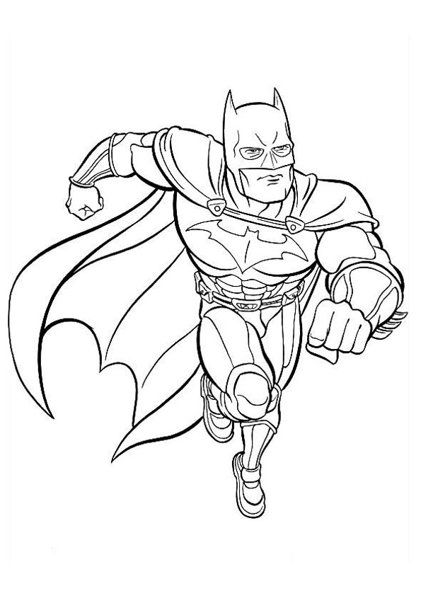 Batman Coloring Pages Free Printable 9