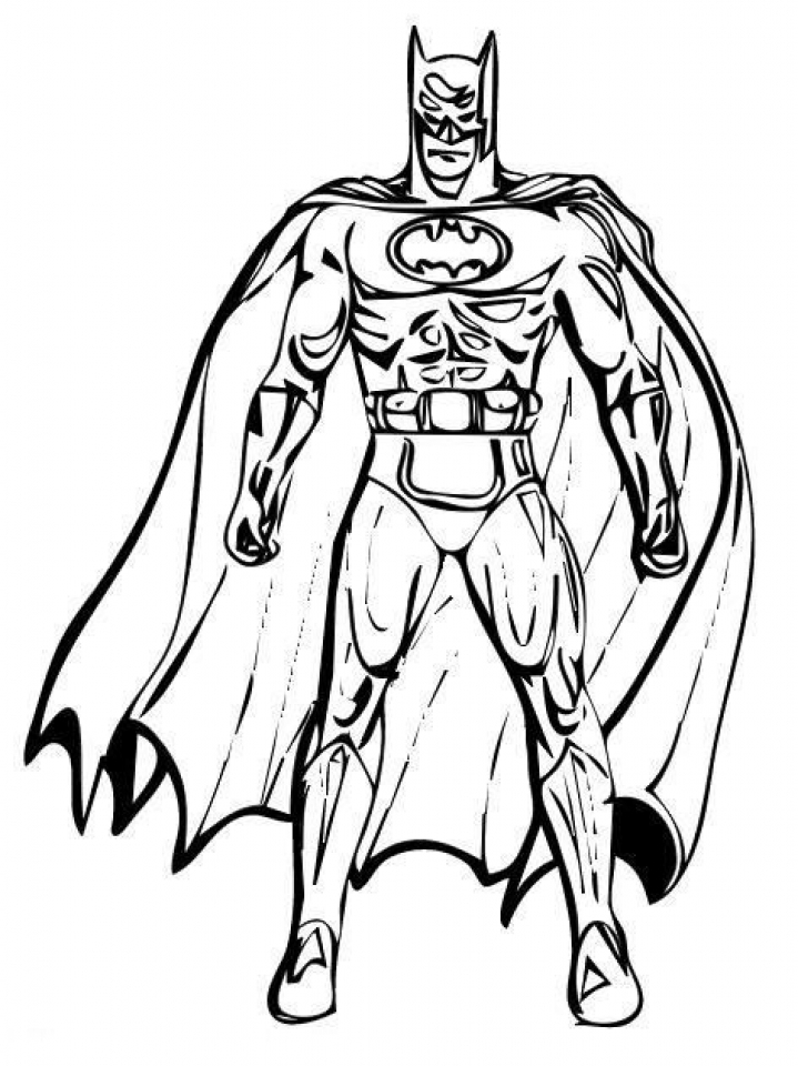 Batman Coloring Pages Free Printable 95