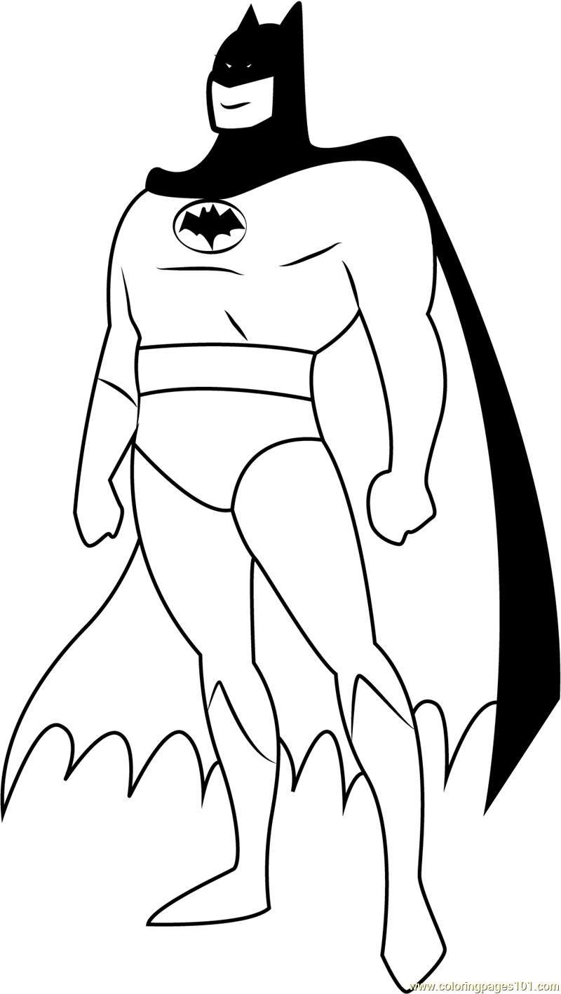 Batman Coloring Pages Free Printable 98