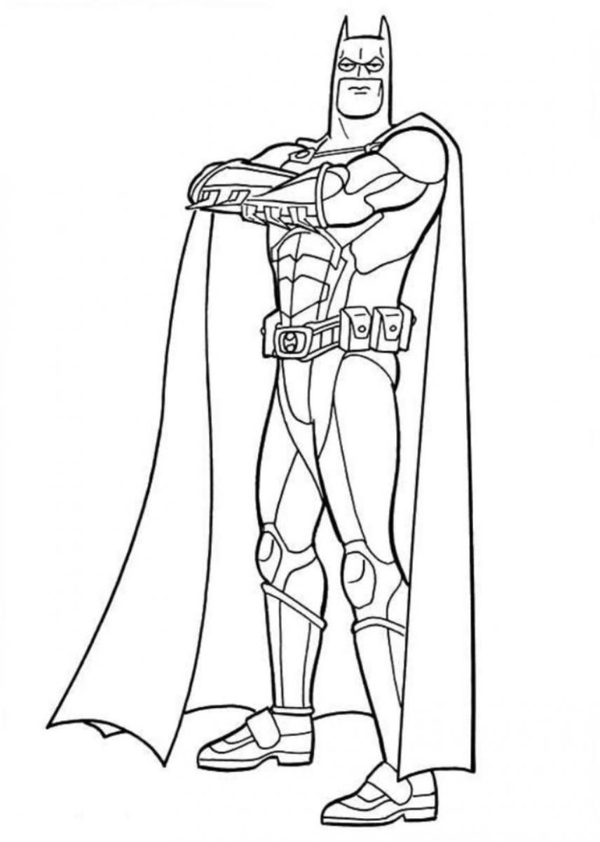 Batman Dark Knight Coloring Pages Free Printable 11