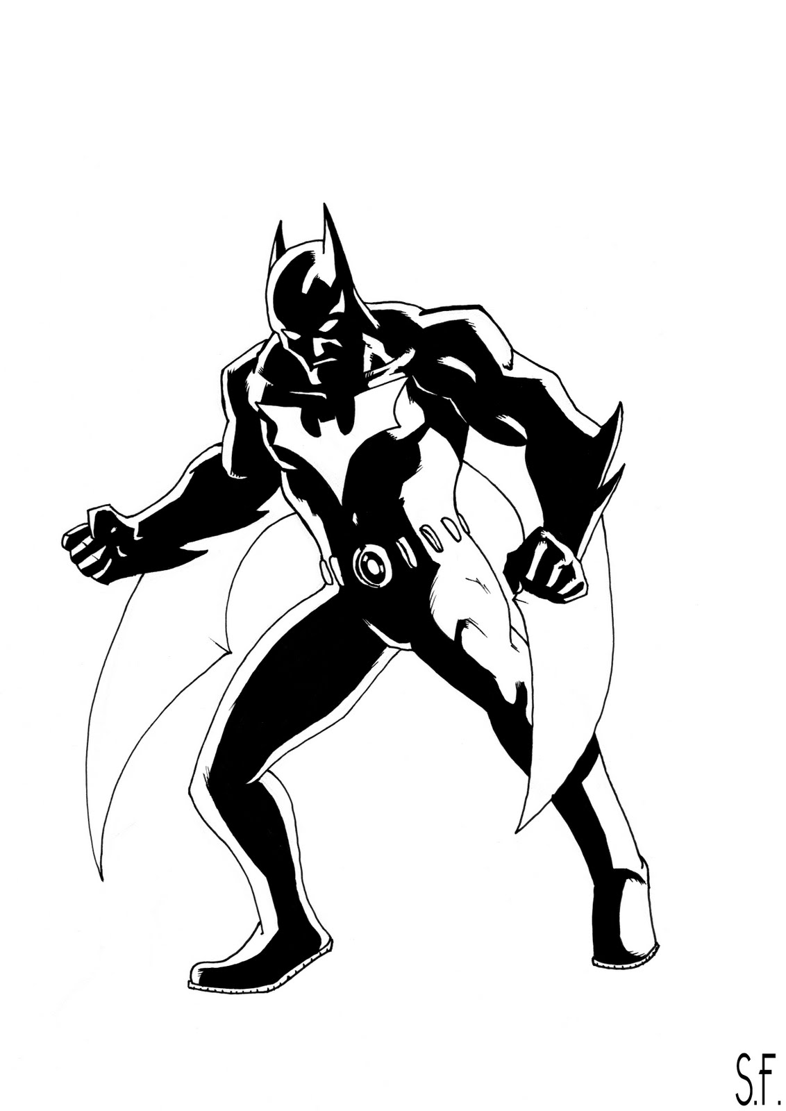 Batman Dark Knight Coloring Pages Free Printable 13