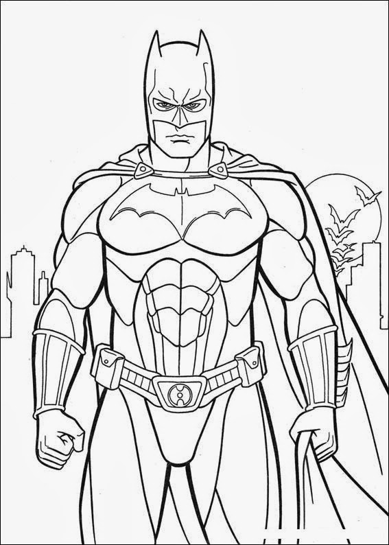 Batman Dark Knight Coloring Pages Free Printable 2