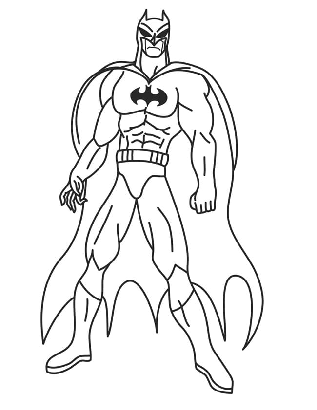 Batman Dark Knight Coloring Pages Free Printable 3