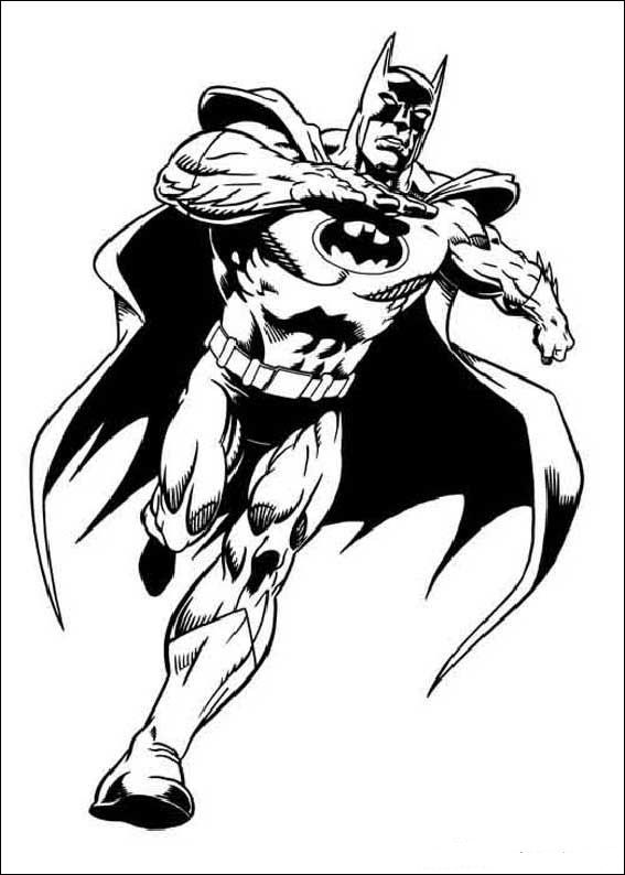 Batman Dark Knight Coloring Pages Free Printable 57