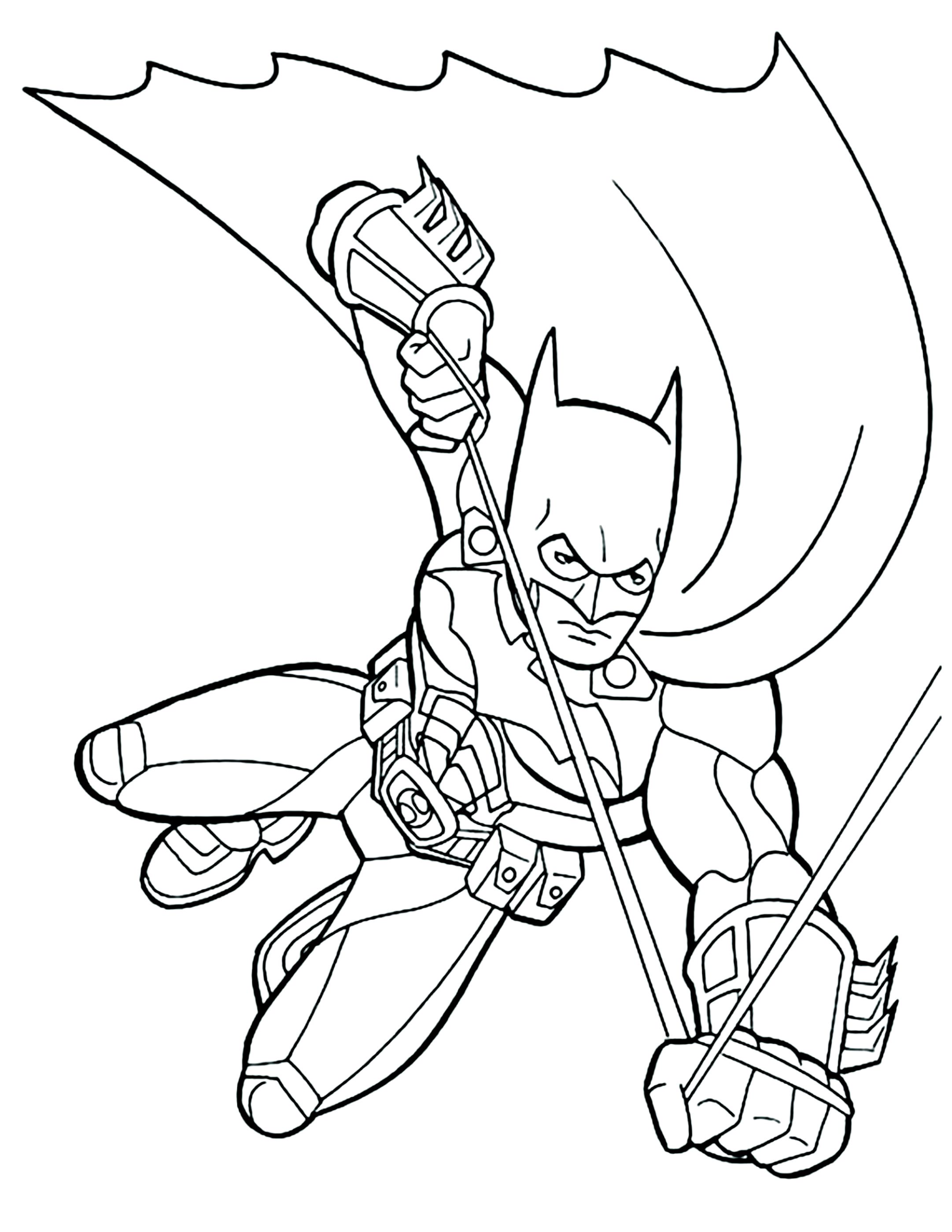 Batman Dark Knight Coloring Pages Free Printable 72