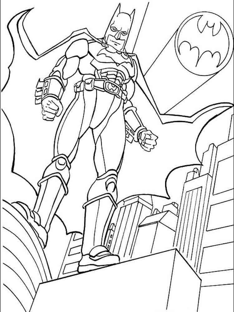 Batman Dark Knight Coloring Pages Free Printable 80