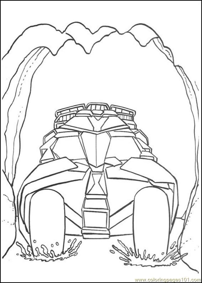 Batman Dark Knight Coloring Pages Free Printable 92