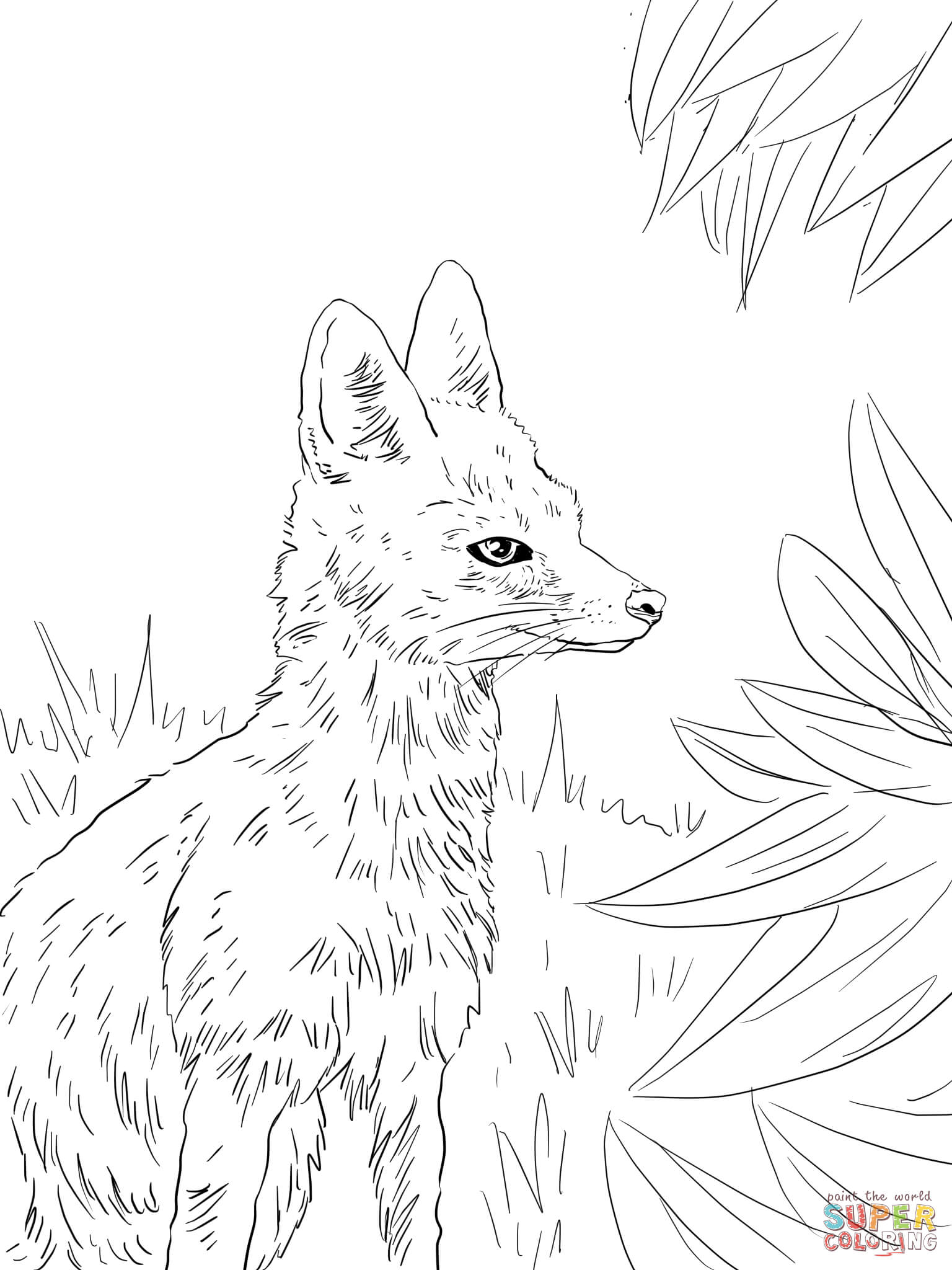 Cute Fox Coloring Pages for Kids Printable 101