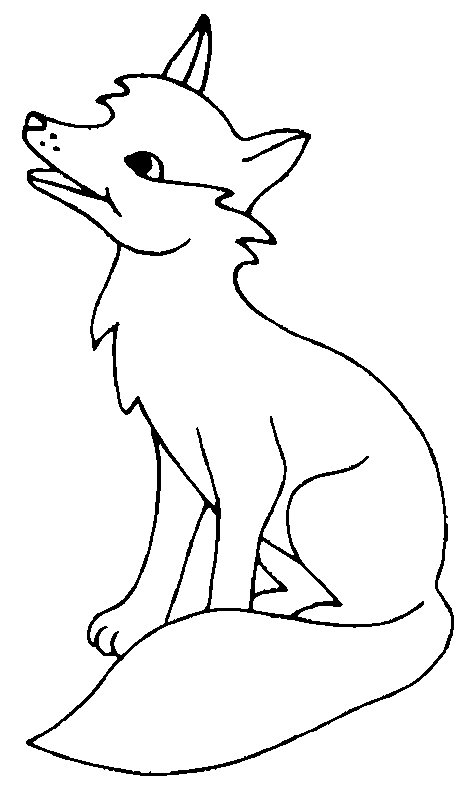 Cute Fox Coloring Pages for Kids Printable 30