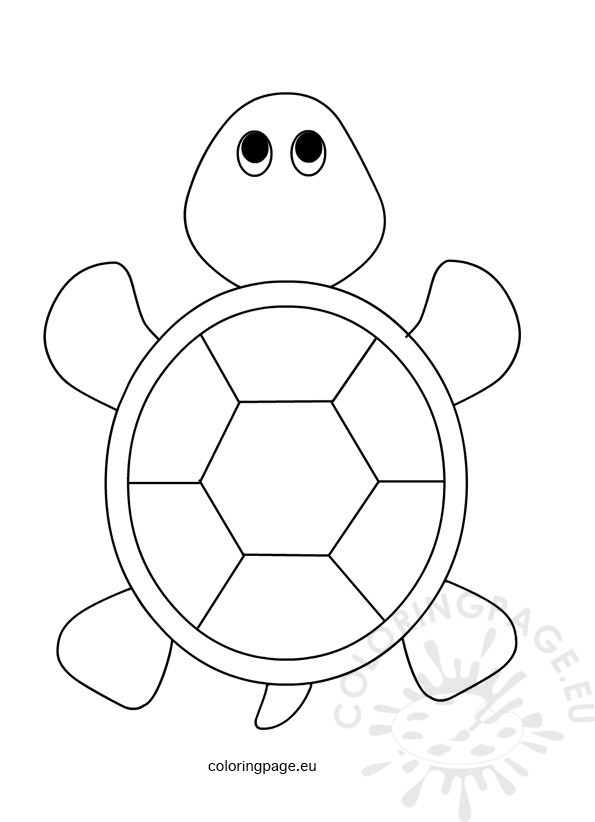 Cute Turtle Coloring Pages for Kids Printable 123