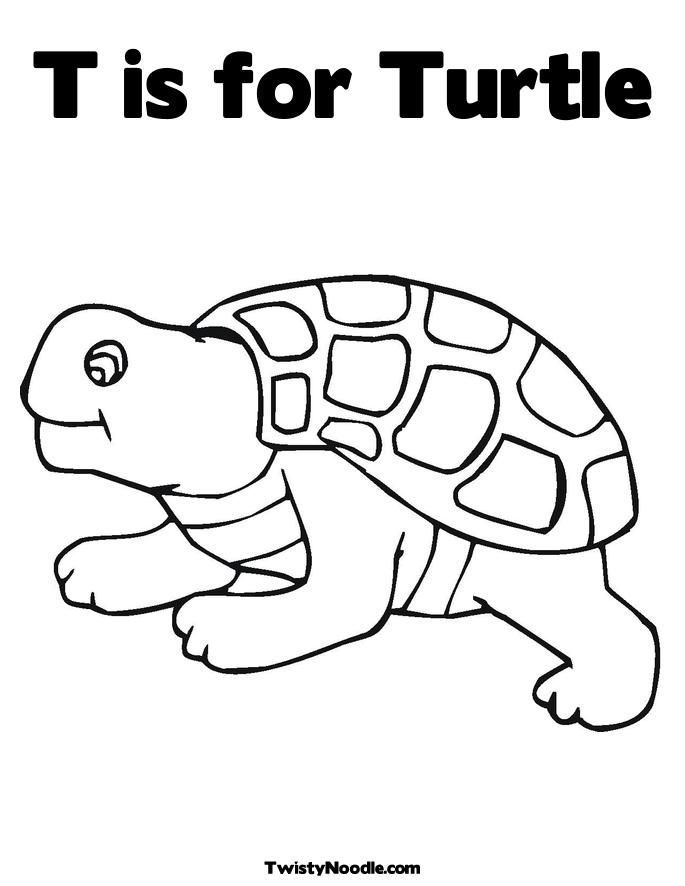 Cute Turtle Coloring Pages for Kids Printable 68