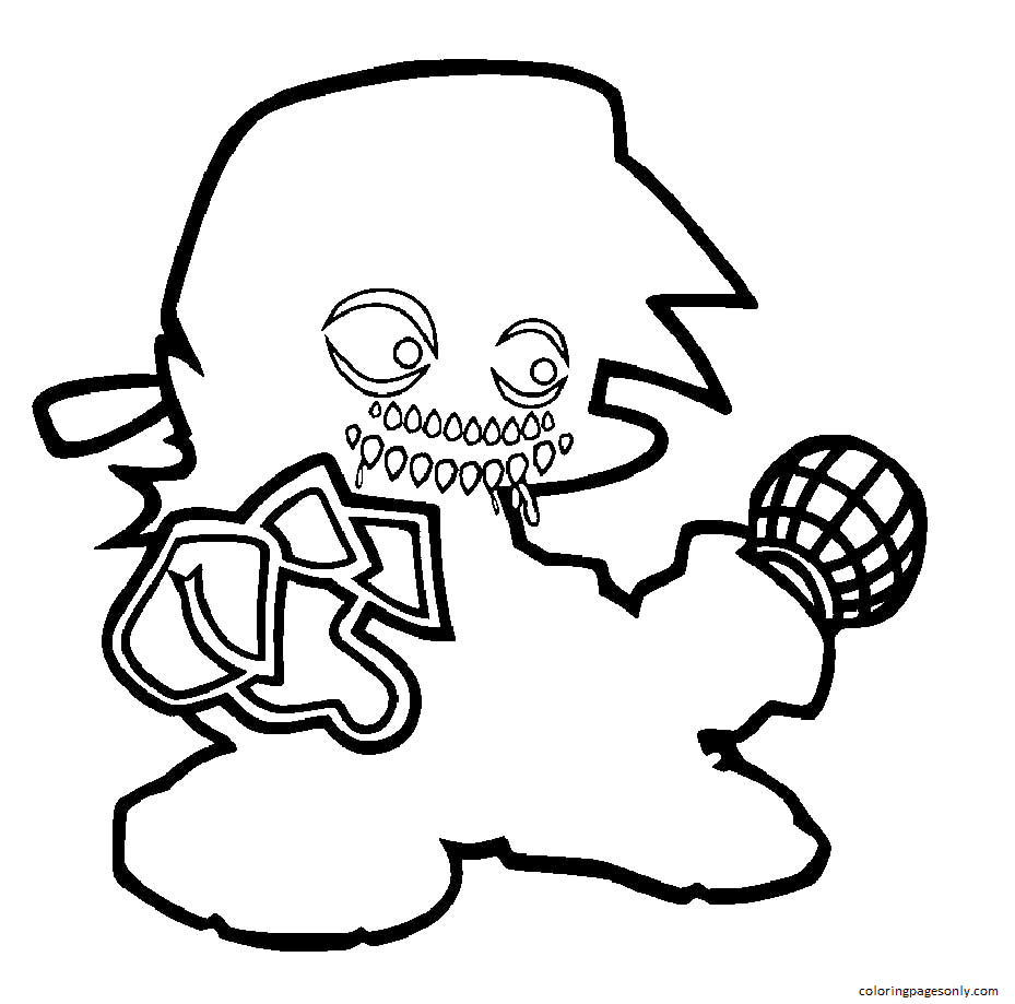 Evil Coloring Pages for Adults 15