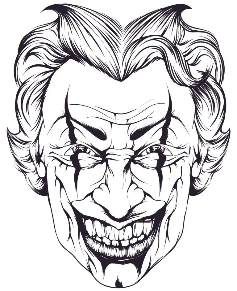 Evil Coloring Pages for Adults 40