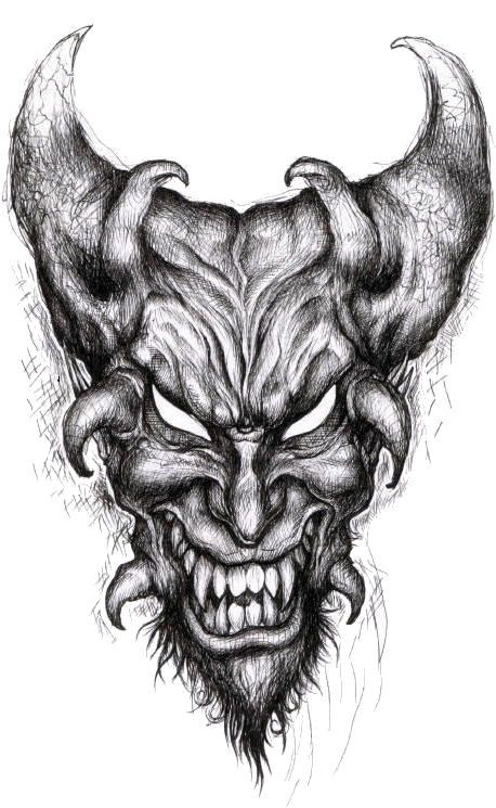 Evil Coloring Pages for Adults 5