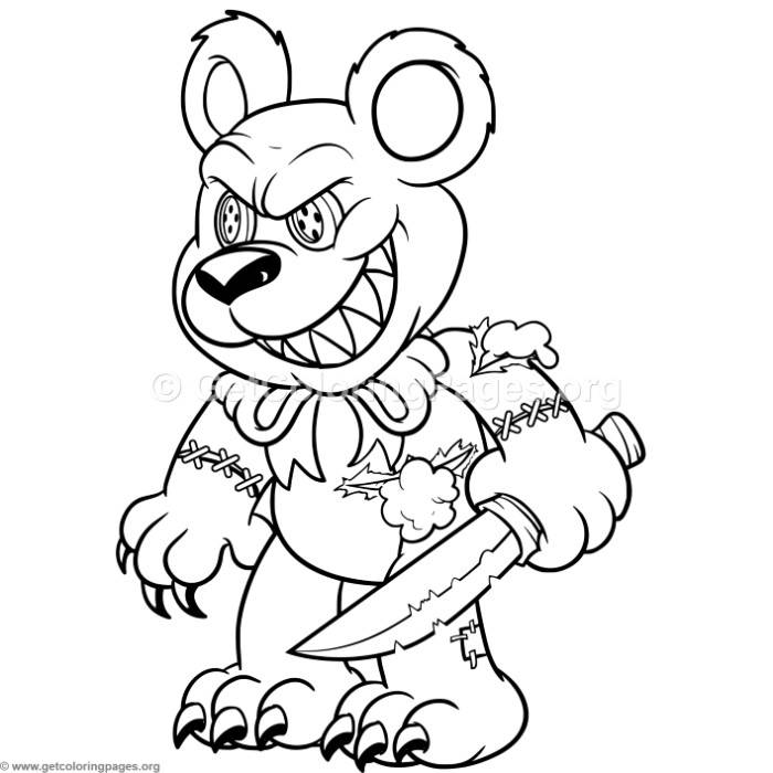 Evil Coloring Pages for Adults 50