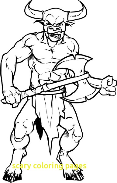 Evil Coloring Pages for Adults 52