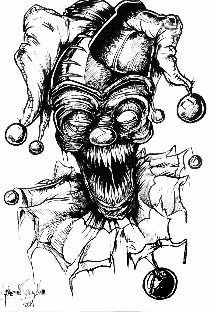 Evil Coloring Pages for Adults 54