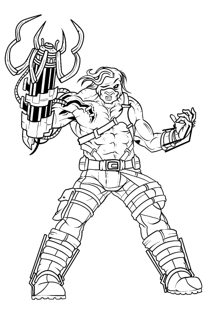 Evil Coloring Pages for Adults 68