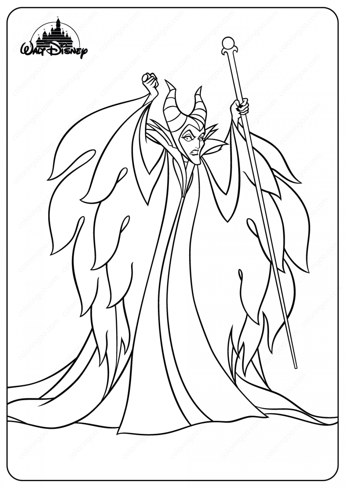 Evil Coloring Pages for Adults 71