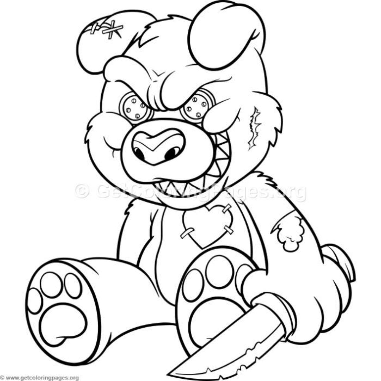 Evil Coloring Pages for Adults 78