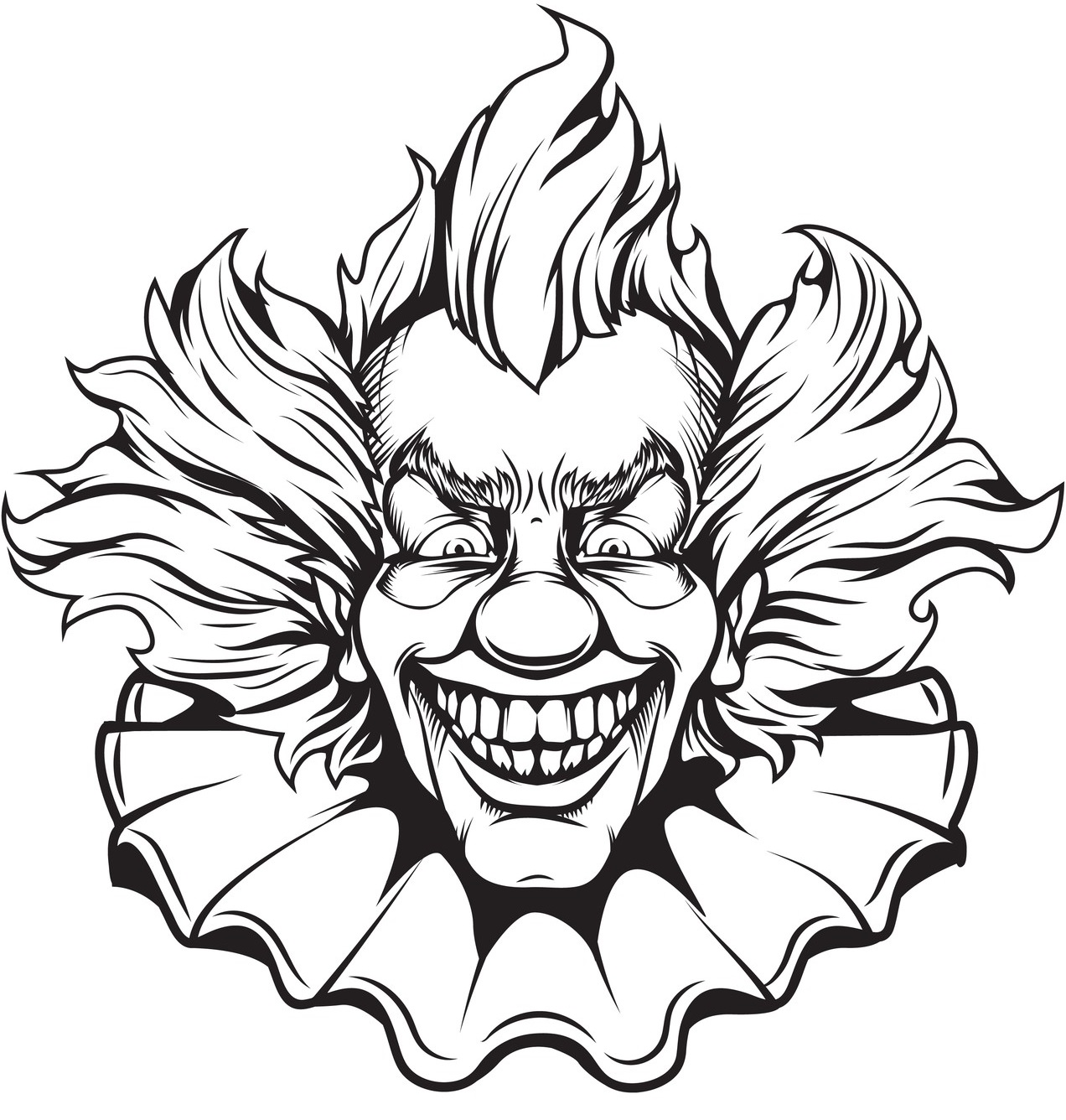 Evil Coloring Pages for Adults 83