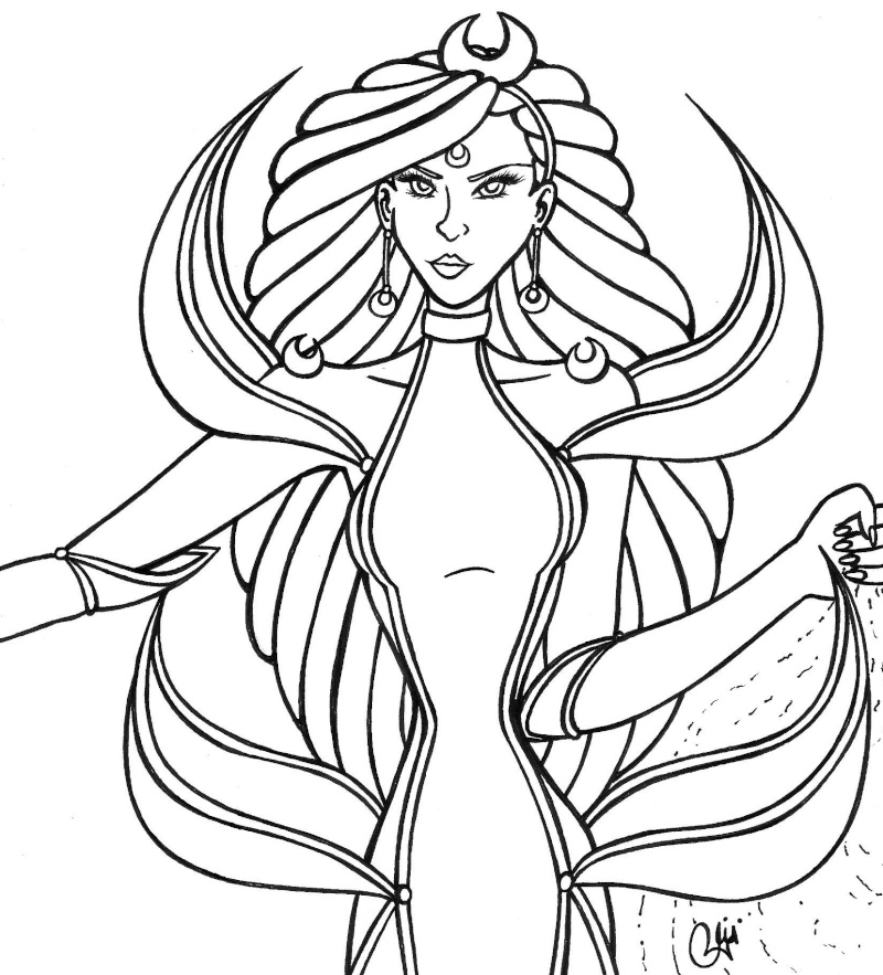 Evil Coloring Pages for Adults 88