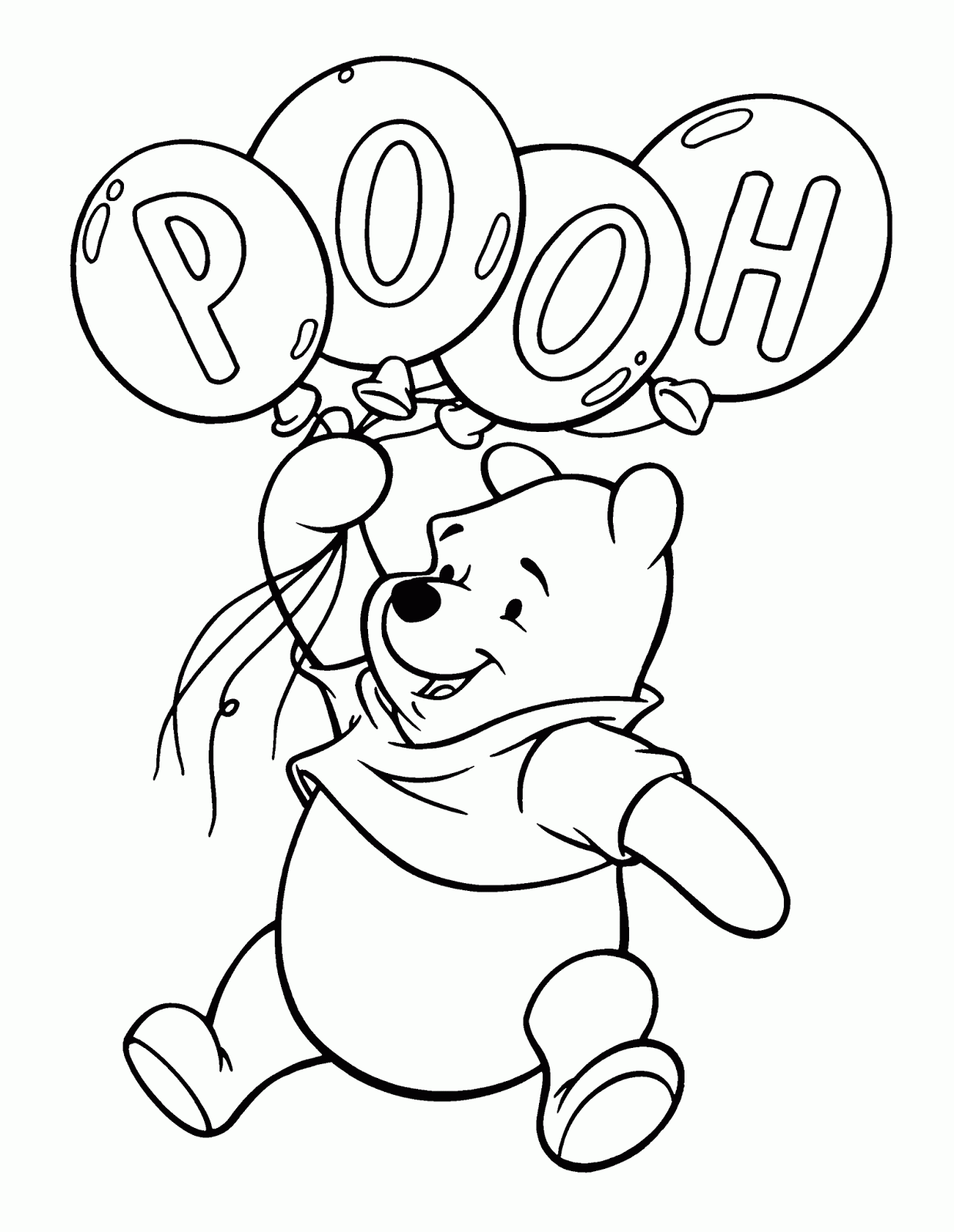 Free Printable Winnie The Pooh Coloring Pages 1