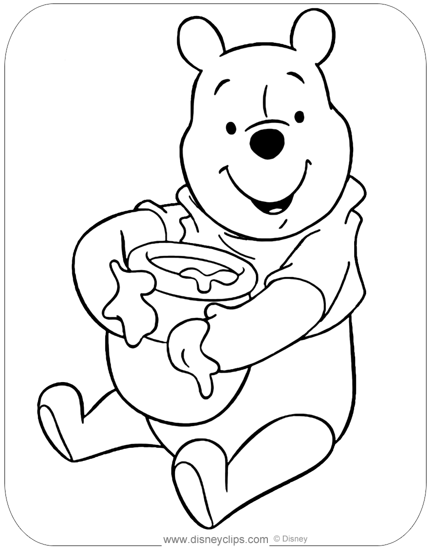 Free Printable Winnie The Pooh Coloring Pages 103