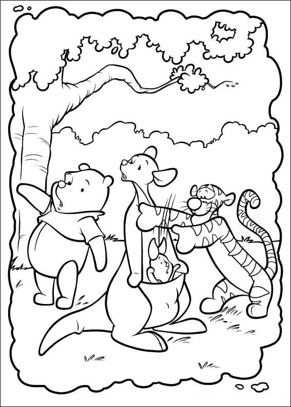 Free Printable Winnie The Pooh Coloring Pages 11