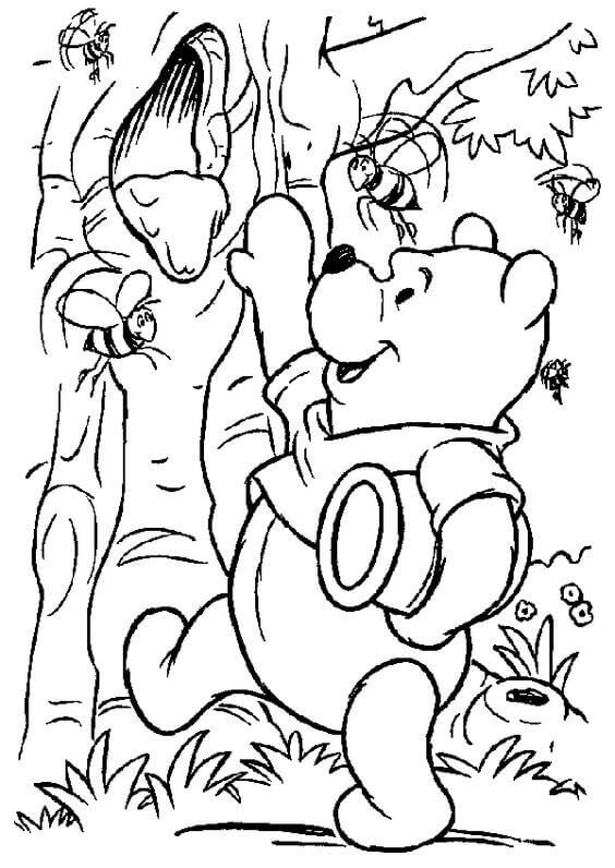 Free Printable Winnie The Pooh Coloring Pages 113