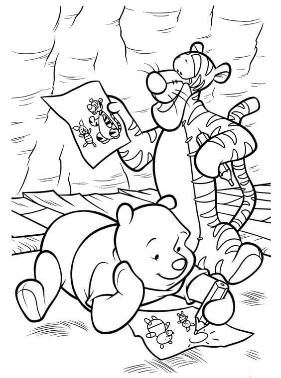 Free Printable Winnie The Pooh Coloring Pages 114