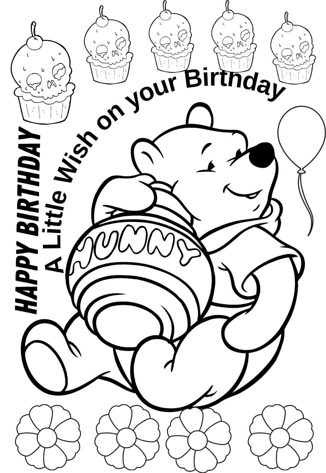 Free Printable Winnie The Pooh Coloring Pages 116