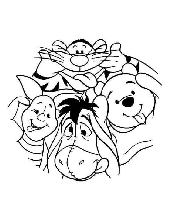 Free Printable Winnie The Pooh Coloring Pages 117