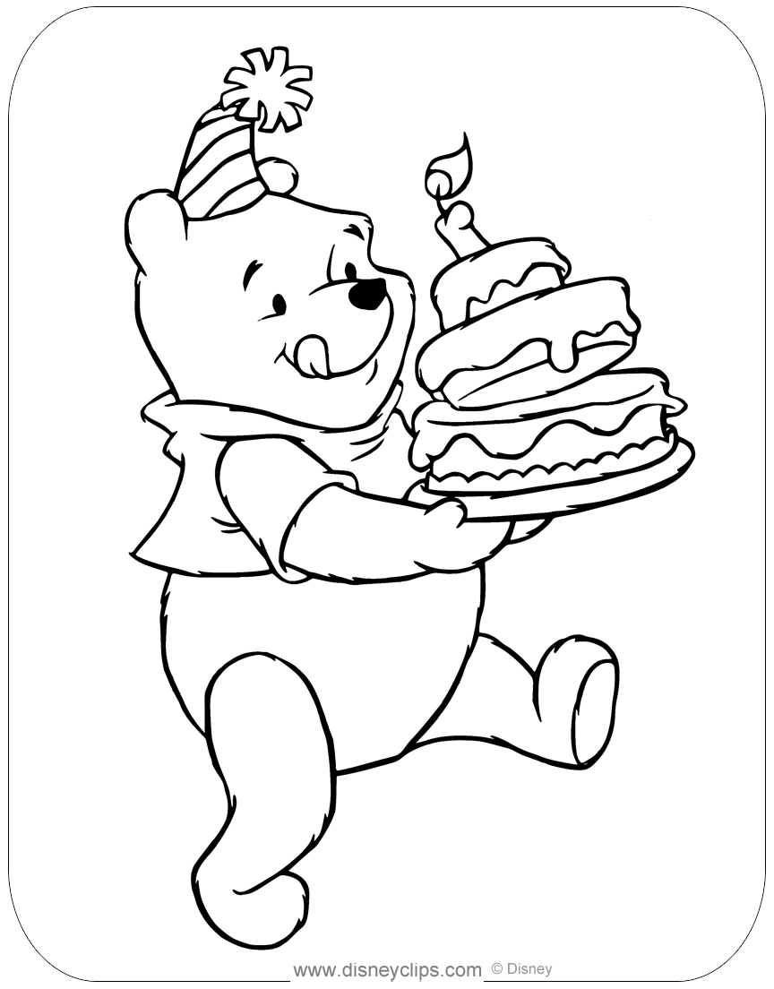 Free Printable Winnie The Pooh Coloring Pages 120