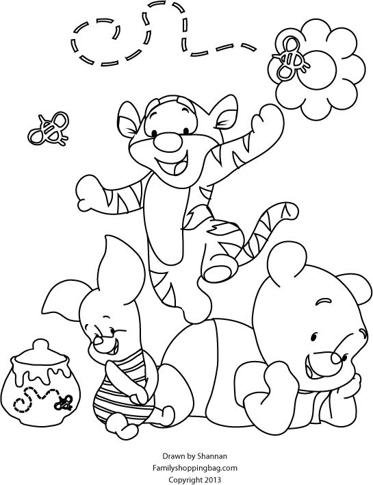 Free Printable Winnie The Pooh Coloring Pages 126