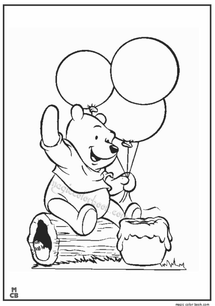 Free Printable Winnie The Pooh Coloring Pages 134