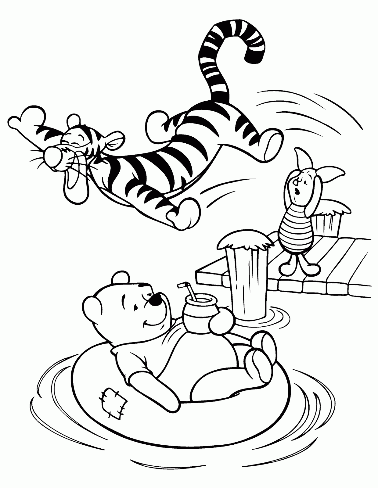 Free Printable Winnie The Pooh Coloring Pages 14