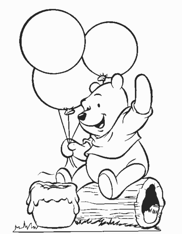 Free Printable Winnie The Pooh Coloring Pages 15