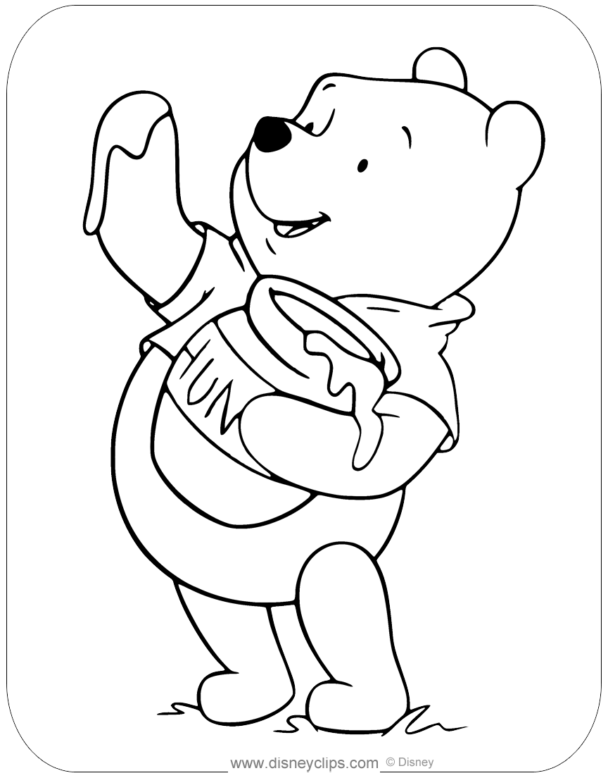 Free Printable Winnie The Pooh Coloring Pages 4