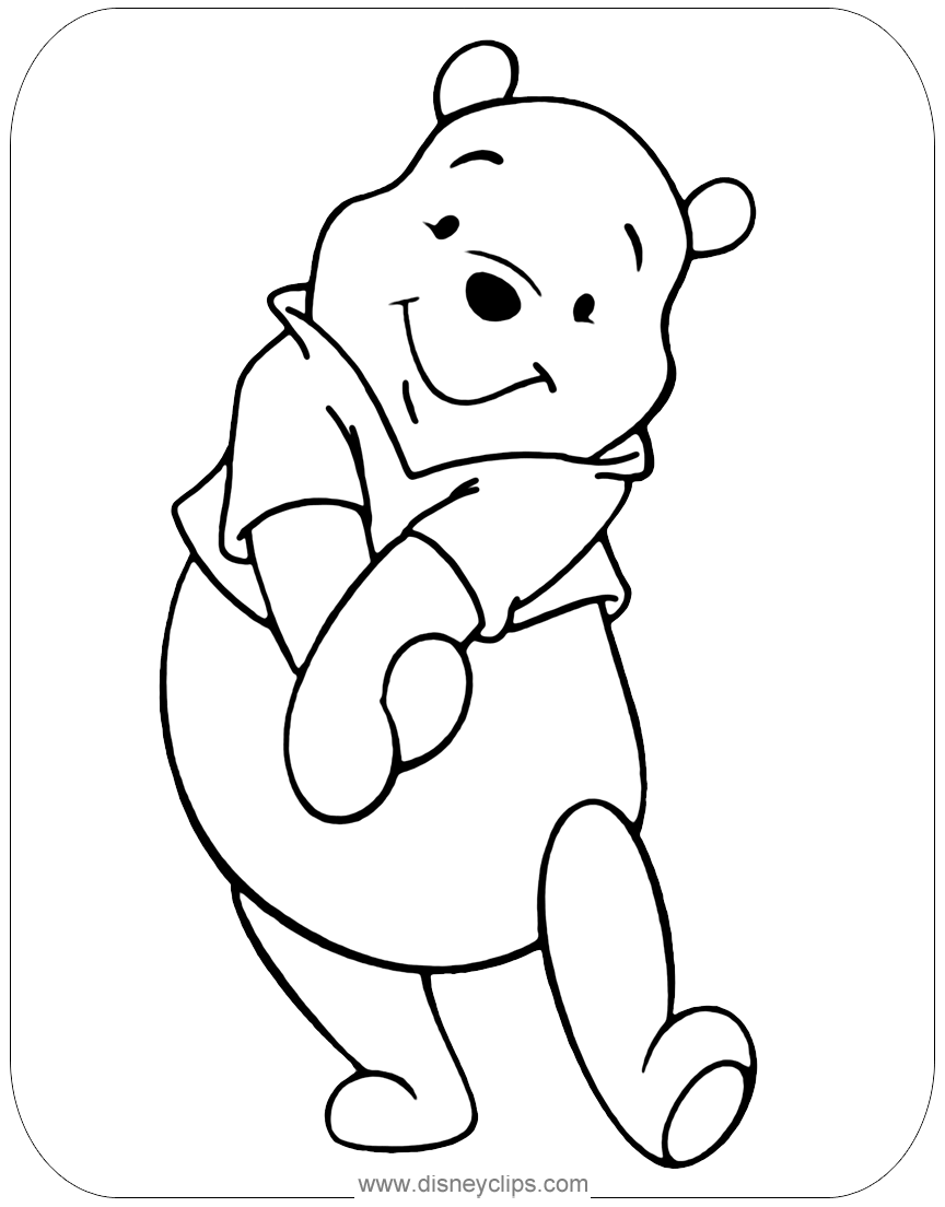 Free Printable Winnie The Pooh Coloring Pages 47