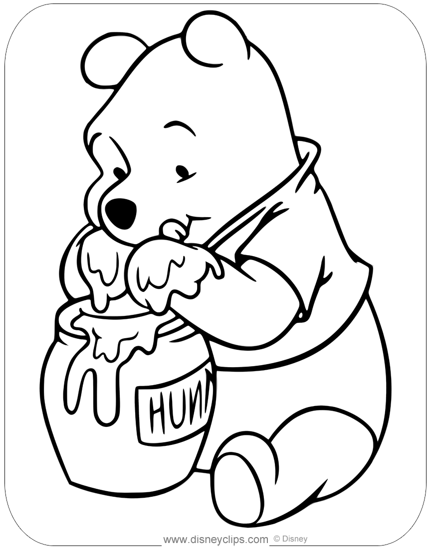 Free Printable Winnie The Pooh Coloring Pages 49